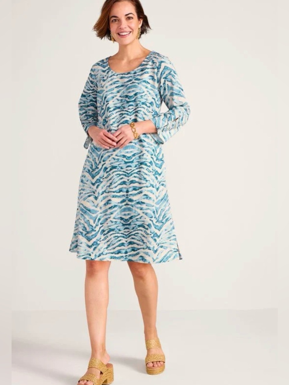 Soft Surroundings Mercado Gauze Dress